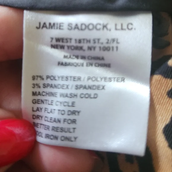 Leopard Print Capri Pants - Picture 8 of 8